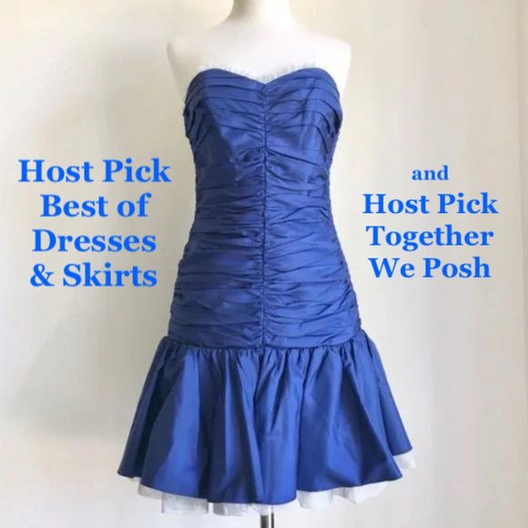 Betsey Johnson Dresses & Skirts - Betsey Johnson Silk Blue Cocktail Dress